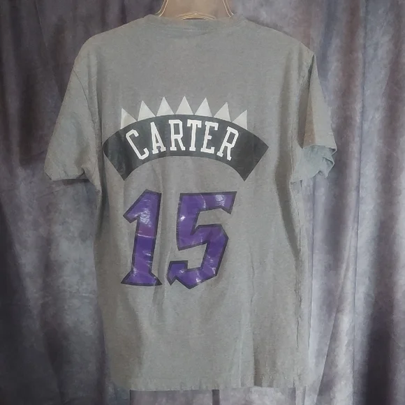 Mitchell & Ness NBA Toronto Raptors Vince Carter #15 Hardwood Classics Tee Small - Picture 3 of 9